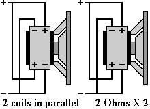 Wiring 4 DVC Speakers in Split Parallel