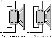 Wiring 4 DVC Speakers in Split Series